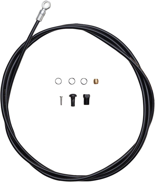 Shimano SM-BH90-SBS High Pressure Disc Brake Hose Kit - Long Silver Banjo Caliper Connector 1700mm BLK-Goodwynn's