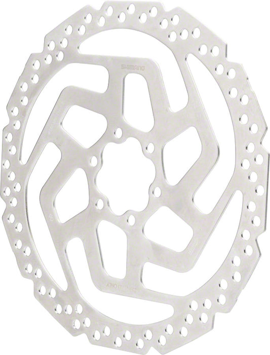 Shimano Tourney SM-RT26-MP Disc Brake Rotor - 180mm 6-Bolt Resin Pads Only Silver-Goodwynn's