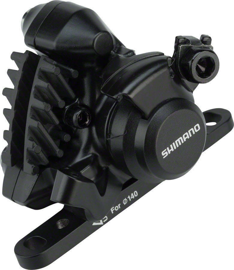 Shimano BR-RS305 Front Flat-Mount Disc Brake Caliper Resin Pads Fins Adaptor 140/160mm Rotor-Goodwynn&#39;sGoodwynn&#39;s