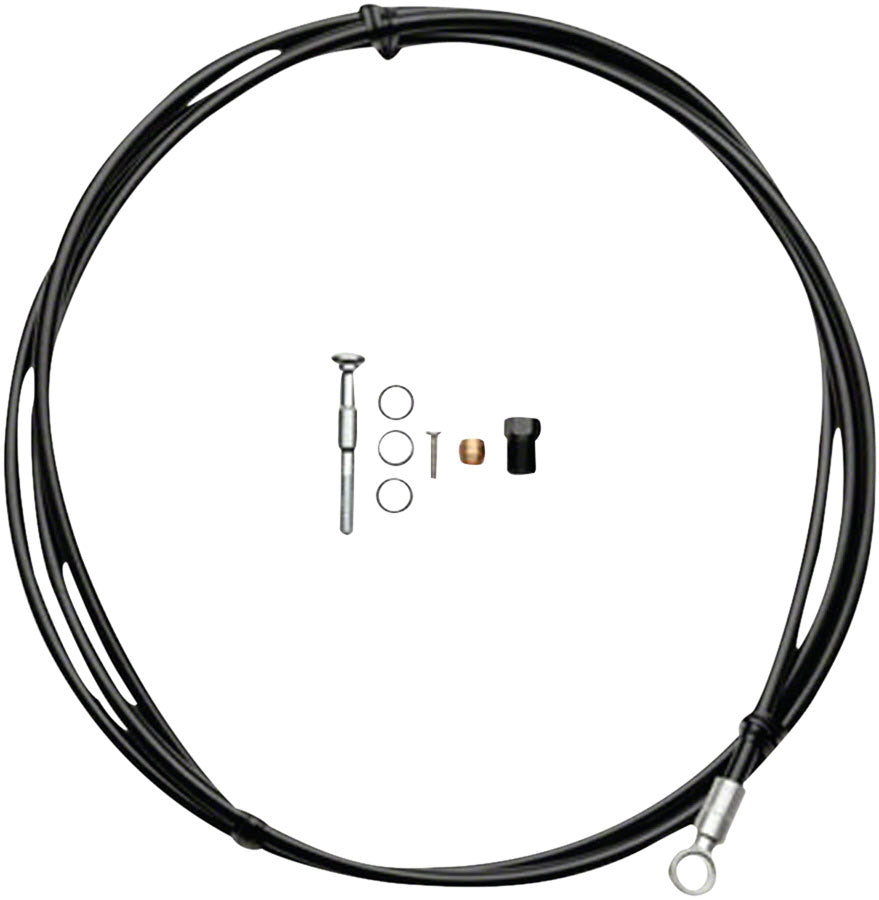 Shimano SM-BH90-SB High Pressure Disc Brake Hose Kit - Normal Silver Banjo Caliper Connector 2000mm BLK-Goodwynn&#39;sGoodwynn&#39;s