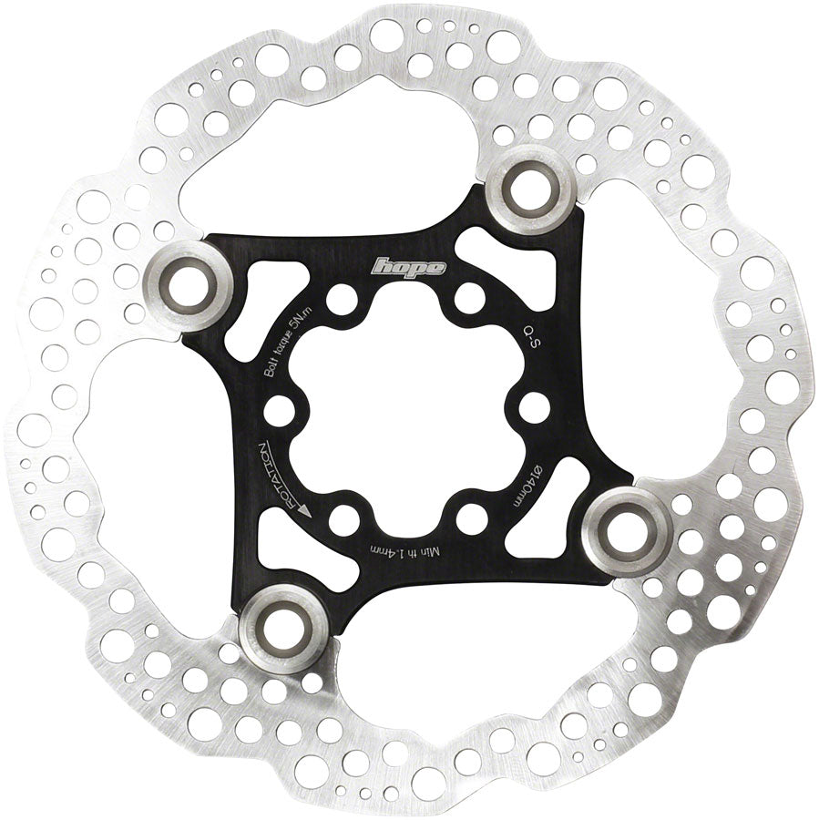 Hope Floating Disc Brake Rotor - 180mm 6-Bolt Black-Goodwynn&#39;sGoodwynn&#39;s