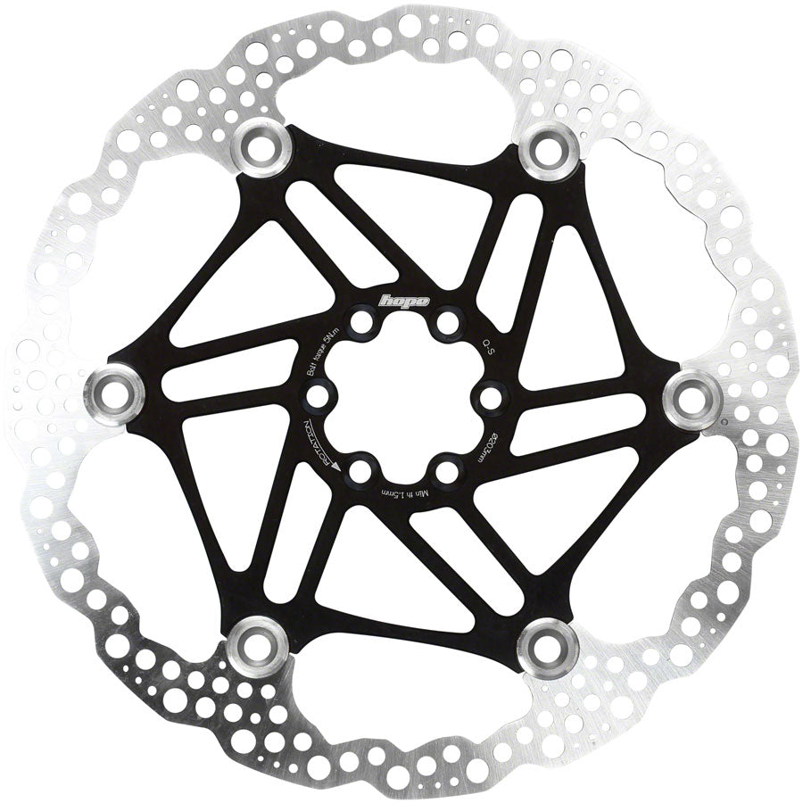 Hope Floating Disc Brake Rotor - 203mm 6-Bolt Black-Goodwynn&#39;sGoodwynn&#39;s