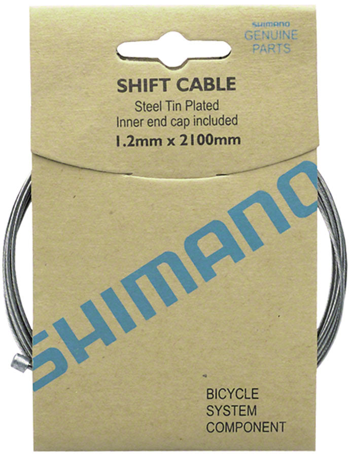 Shimano Zinc Derailleur Cable 1.2 x 2100mm 10-pack-Goodwynn&#39;sGoodwynn&#39;s