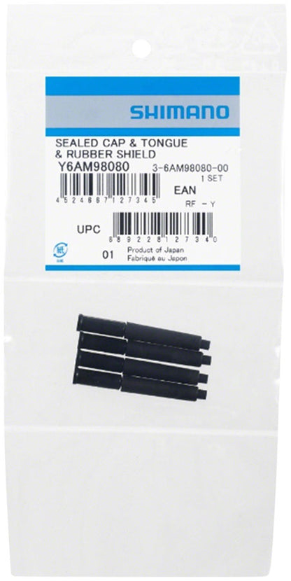 Shimano Sealed End Cap with Tongue and Shield - 4mm I.D  Pack of 4