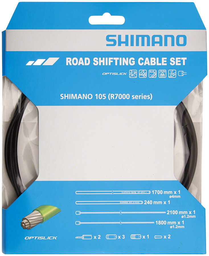 Shimano 105 R7000 OPTISLICK Shift Cable Set - Black