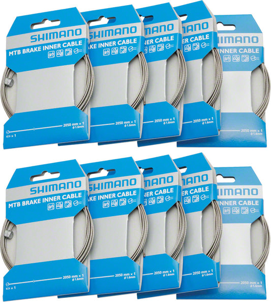 Shimano MTB/Road Brake Cable 1.6 x 2050mm Box/10-Goodwynn's