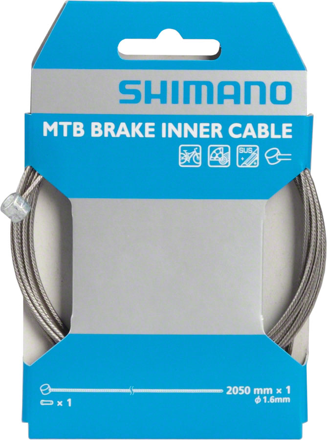 Shimano Stainless Mountain Brake Cable 1.6 x 2050mm-Goodwynn&#39;sGoodwynn&#39;s