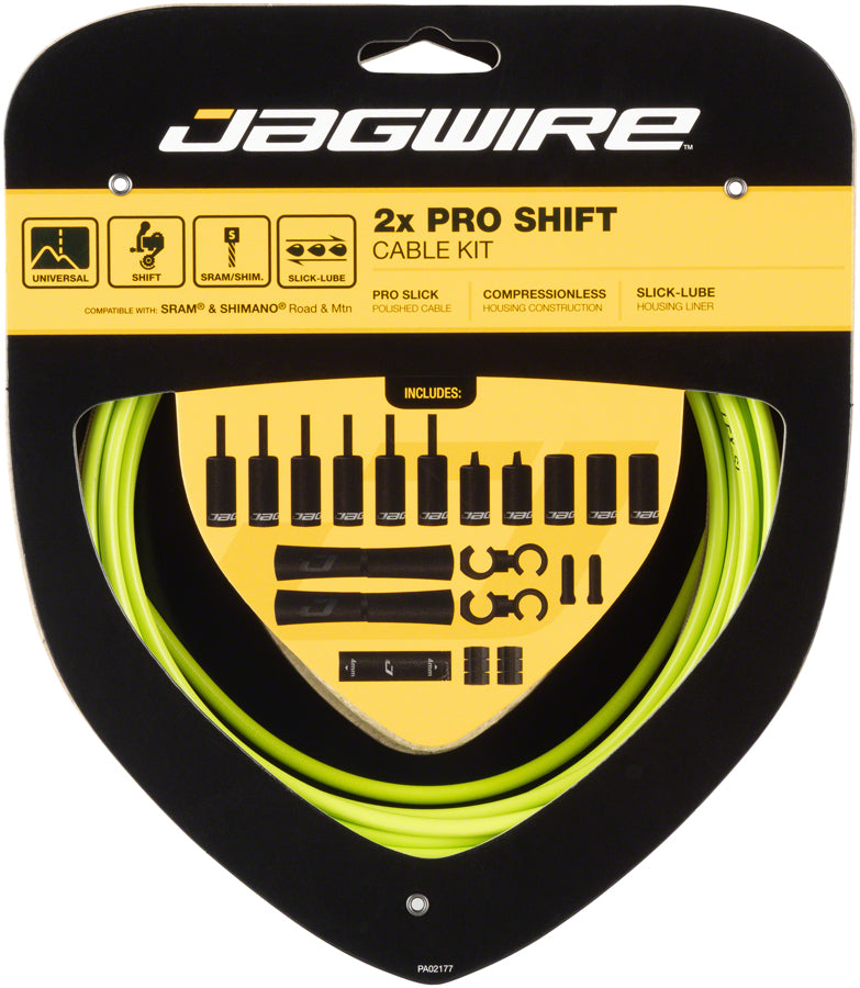 Jagwire Pro Shift Kit Road/Mountain SRAM/Shimano Organic Green-Goodwynn&#39;sGoodwynn&#39;s