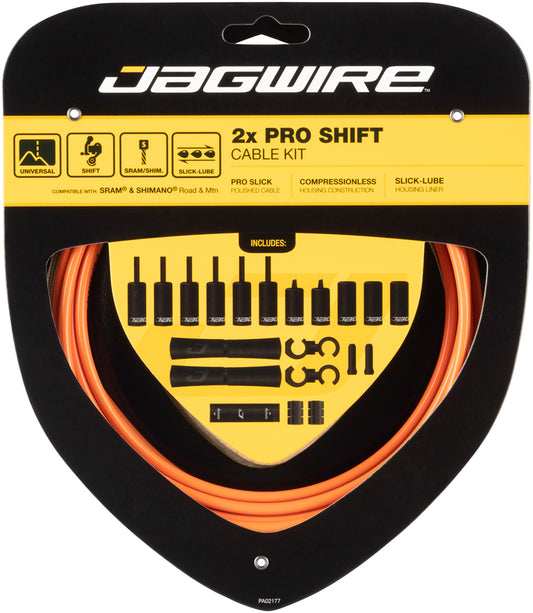 Jagwire Pro Shift Kit Road/Mountain SRAM/Shimano Orange-Goodwynn's