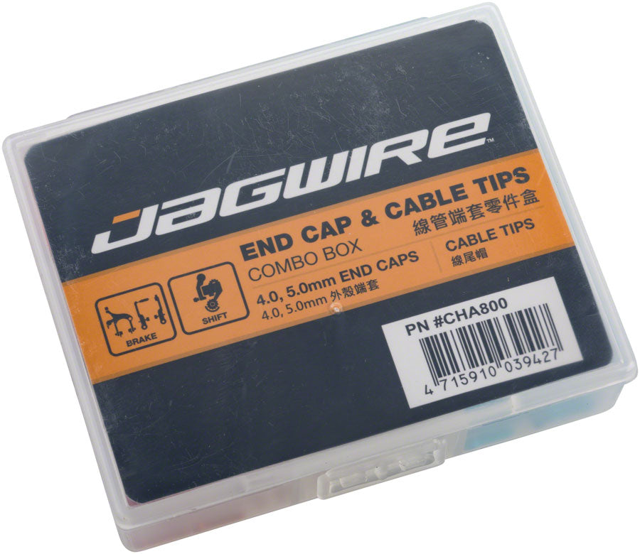 Jagwire Housing End Cap Combo Kit Red / Silver / Blue Alloy-Goodwynn&#39;sGoodwynn&#39;s