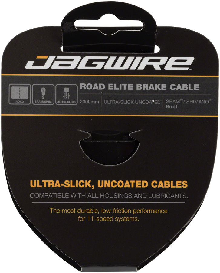 Jagwire Elite Ultra-Slick Brake Cable 1.5x2000mm Polished Slick Stainless SRAM/Shimano Road-Goodwynn&#39;sGoodwynn&#39;s