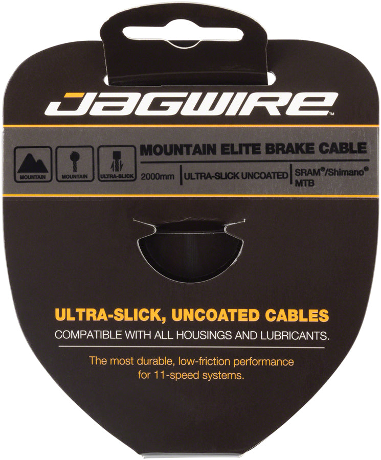 Jagwire Elite Ultra-Slick Brake Cable 1.5x2000mm Polished Slick Stainless SRAM/Shimano MTB-Goodwynn&#39;sGoodwynn&#39;s