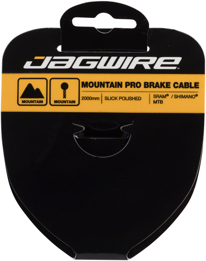 Jagwire Pro Brake Cable 1.5x2000mm Pro Polished Slick Stainless SRAM/Shimano MTB