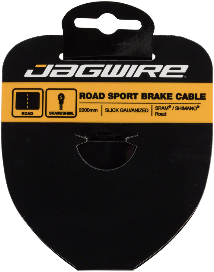 Jagwire Sport Brake Cable 1.5x2000mm Slick Galvanized SRAM/Shimano Road-Goodwynn&#39;sGoodwynn&#39;s