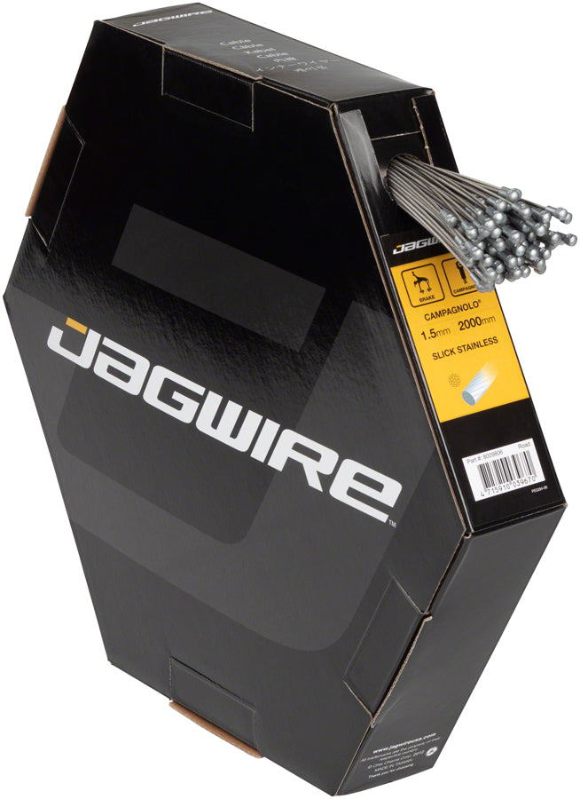 Jagwire Sport Brake Cable 1.5x2000mm Slick Stainless Campagnolo Box of 100-Goodwynn&#39;sGoodwynn&#39;s