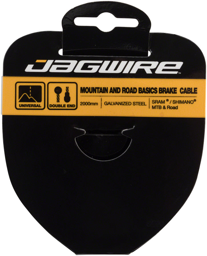 Jagwire Brake Cable Basics 1.6x2000mm Galvanized SRAM/Shimano MTB & Road-Goodwynn&#39;sGoodwynn&#39;s