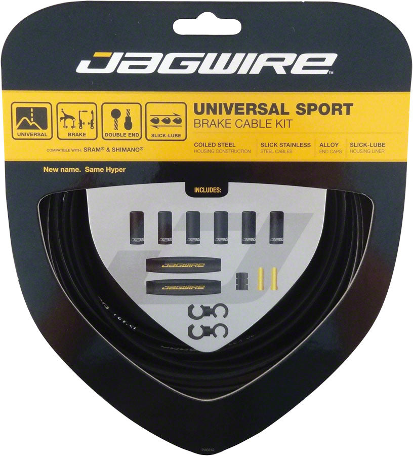 Jagwire Universal Sport Brake Cable Kit Black