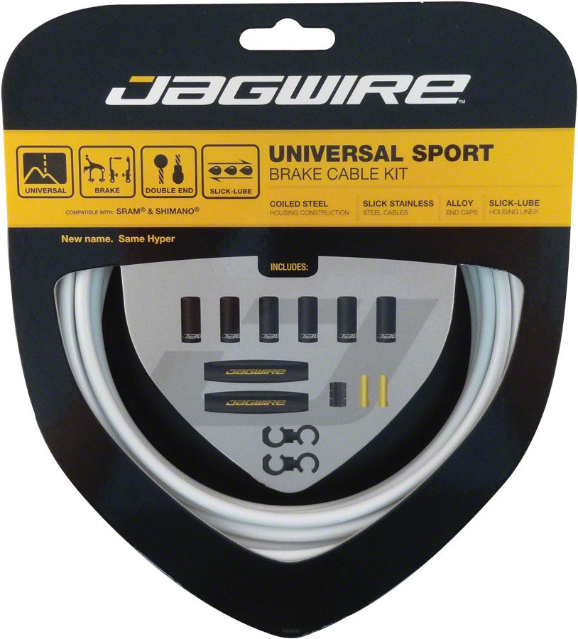 Jagwire Universal Sport Brake Cable Kit White-Goodwynn&#39;sGoodwynn&#39;s