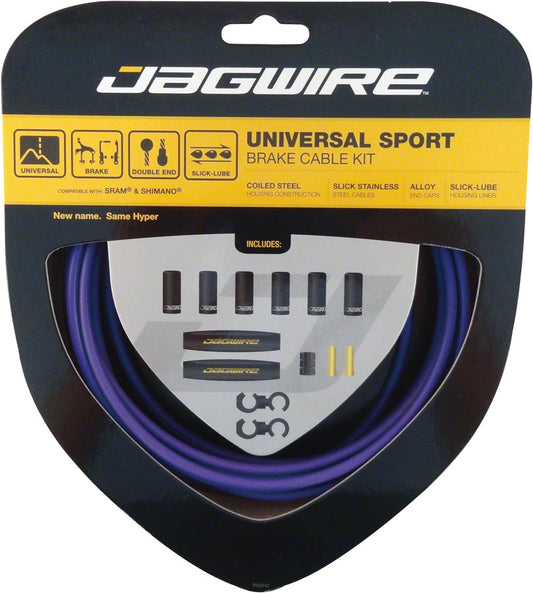 Jagwire Universal Sport Brake Cable Kit Purple-Goodwynn's