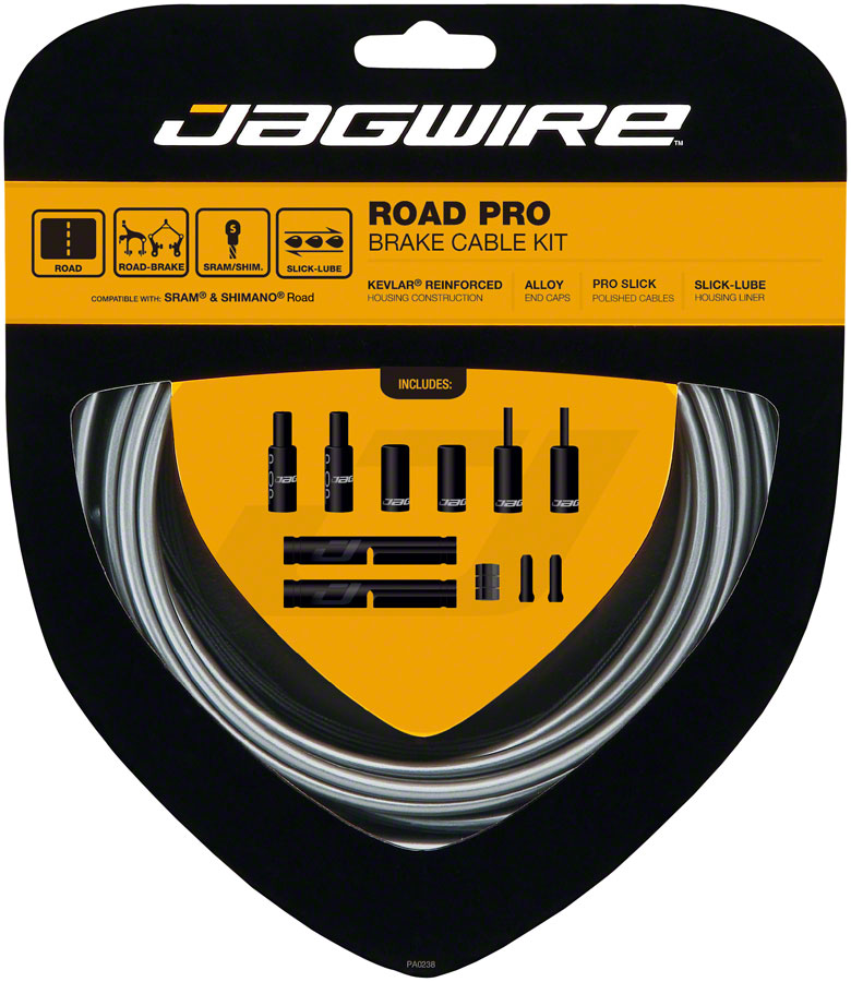 Jagwire Pro Brake Cable Kit Road SRAM/Shimano Ice Gray