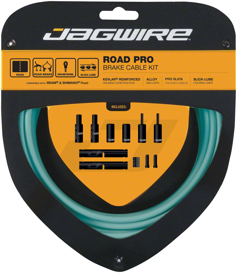 Jagwire Pro Brake Cable Kit Road SRAM/Shimano Bianchi Celeste-Goodwynn&#39;sGoodwynn&#39;s