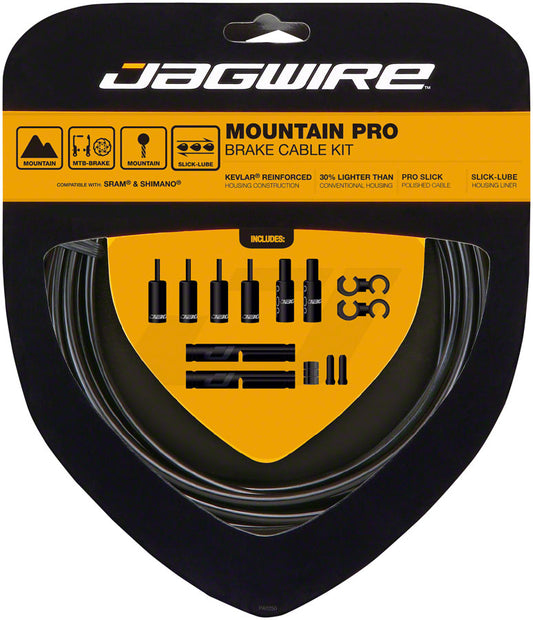 Jagwire Pro Brake Cable Kit Mountain SRAM/Shimano Black-Goodwynn's