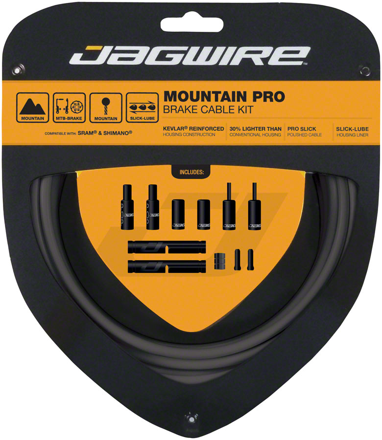 Jagwire Pro Brake Cable Kit Mountain SRAM/Shimano Ice Gray-Goodwynn&#39;sGoodwynn&#39;s