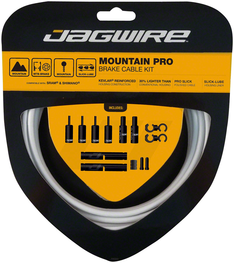 Jagwire Pro Brake Cable Kit Mountain SRAM/Shimano White