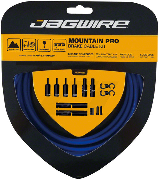 Jagwire Pro Brake Cable Kit Mountain SRAM/Shimano SID Blue-Goodwynn's