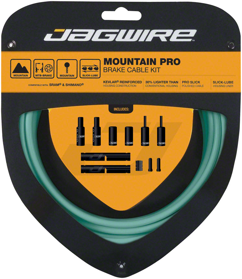 Jagwire Pro Brake Cable Kit Mountain SRAM/Shimano Bianchi Celeste-Goodwynn&#39;sGoodwynn&#39;s