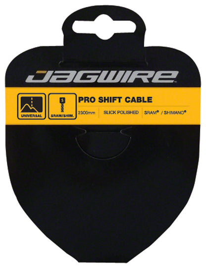 Jagwire Pro Shift Cable - 1.1 x 2300mm Polished Slick Stainless Steel For SRAM/Shimano