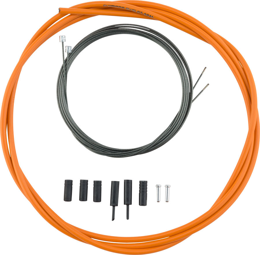 Shimano Road Optislick Derailleur Cable and Housing Set Orange-Goodwynn&#39;sGoodwynn&#39;s