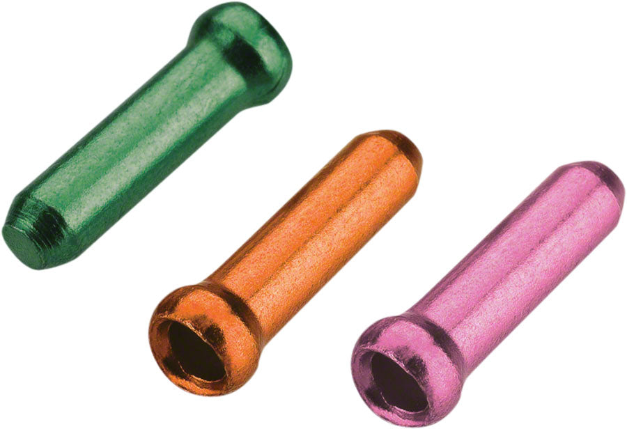 Jagwire Cable End Crimps - 1.8mm Cash/Tango/Pink Bag of 90-Goodwynn&#39;sGoodwynn&#39;s