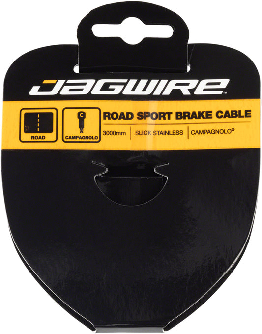 Jagwire Sport Brake Cable Slick Stainless 1.5x2750mm Campagnolo Tandem-Goodwynn's