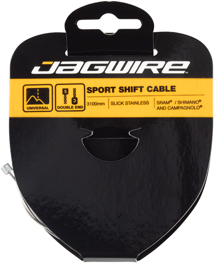 Jagwire Sport Shift Cable - 1.1 x 3100mm Slick Stainless Steel For SRAM/Shimano/Campagnolo-Goodwynn&#39;sGoodwynn&#39;s