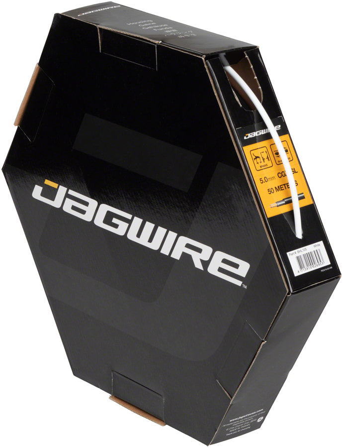 Jagwire 5mm Sport Brake Housing with Slick-Lube Liner 50M File Box White-Goodwynn&#39;sGoodwynn&#39;s