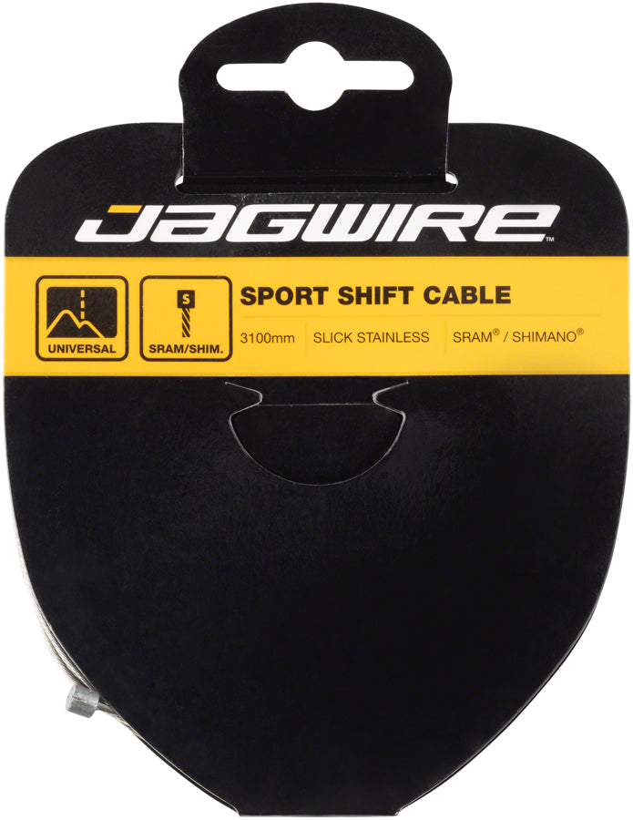 Jagwire Sport Shift Cable - 1.1 x 3100mm Slick Stainless Steel For SRAM/Shimano Tandem-Goodwynn&#39;sGoodwynn&#39;s