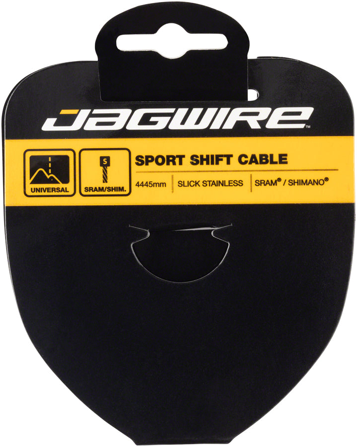 Jagwire Sport Shift Cable - 1.1 x 4445mm Slick Stainless Steel For SRAM/Shimano Tandem-Goodwynn&#39;sGoodwynn&#39;s