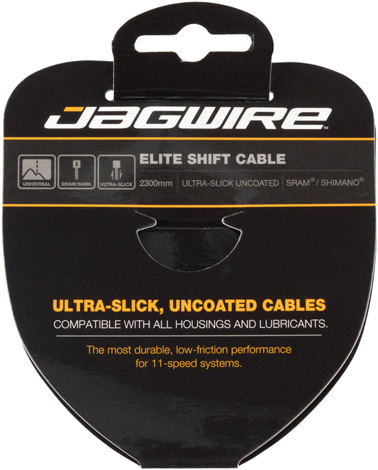 Jagwire Elite Ultra-Slick Shift Cable - 1.1 x 2300mm Polished Stainless Steel For SRAM/Shimano-Goodwynn's