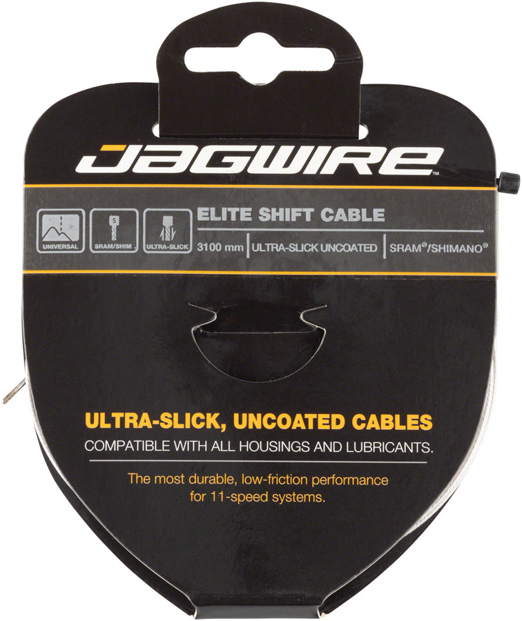 Jagwire Elite Ultra-Slick Shift Cable - 1.1 x 3100mm Polished Stainless Steel For SRAM/Shimano-Goodwynn&#39;sGoodwynn&#39;s