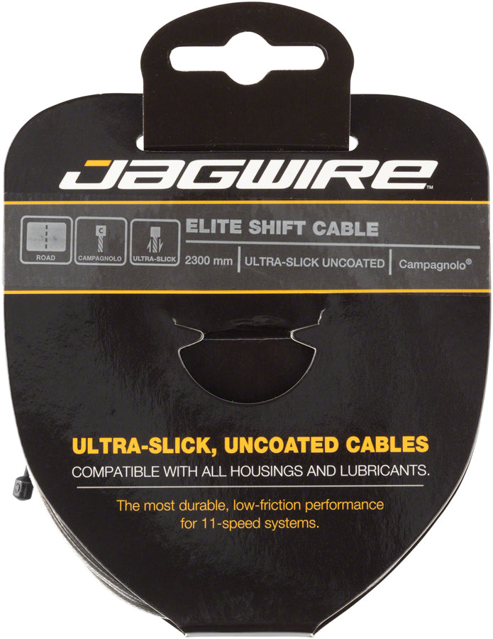 Jagwire Elite Ultra-Slick Shift Cable - 1.1 x 2300mm Polished Stainless Steel For Campagnolo-Goodwynn&#39;sGoodwynn&#39;s