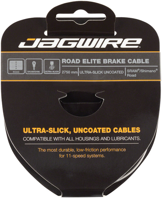 Jagwire Elite Ultra-Slick Stainless Brake Cable 1.5x2750mm SRAM/Shimano Road-Goodwynn's