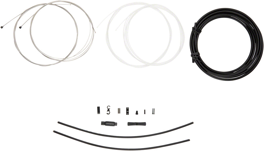 Jagwire Elite Sealed Shift Cable Kit - SRAM/Shimano Ultra-Slick Uncoated Cables BLK-Goodwynn&#39;sGoodwynn&#39;s