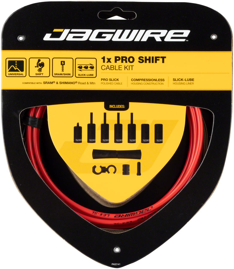 Jagwire 1x Pro Shift Kit Road/Mountain SRAM/Shimano Red-Goodwynn&#39;sGoodwynn&#39;s