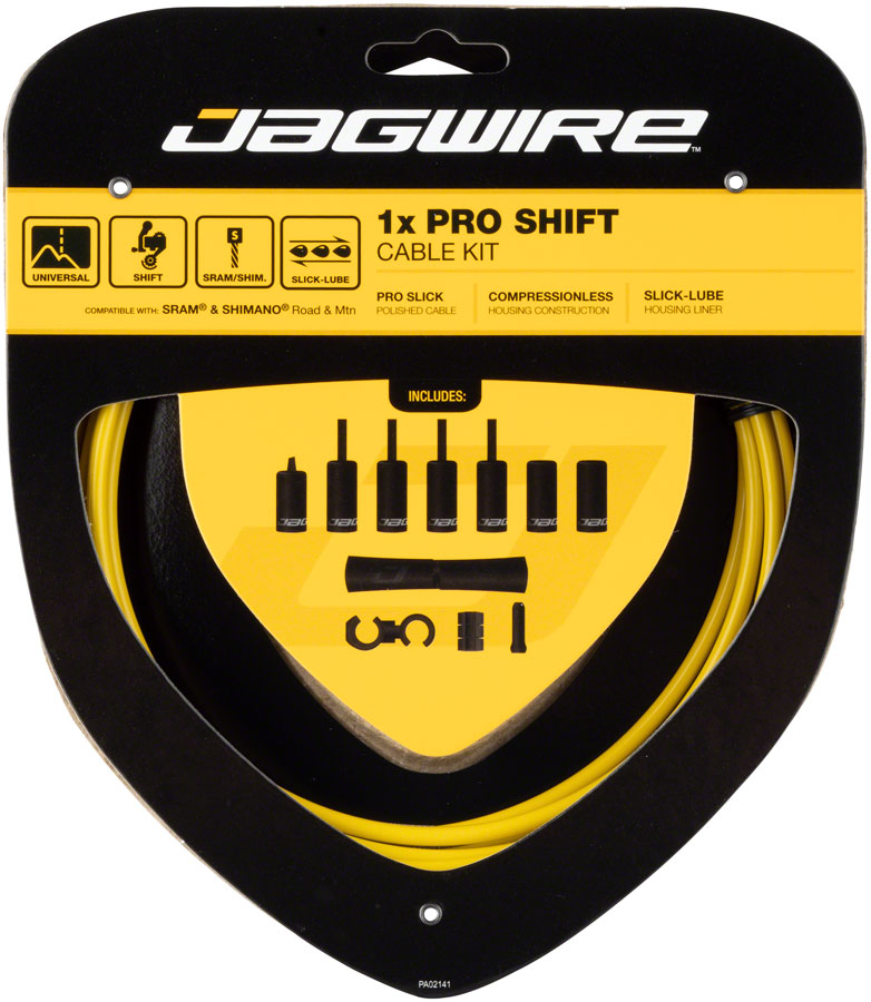 Jagwire 1x Pro Shift Kit Road/Mountain SRAM/Shimano Yellow-Goodwynn&#39;sGoodwynn&#39;s