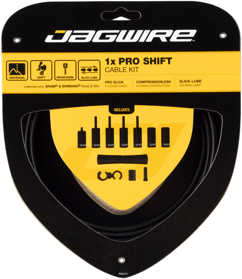 Jagwire 1x Pro Shift Kit Road/Mountain SRAM/Shimano Stealth Black-Goodwynn&#39;sGoodwynn&#39;s