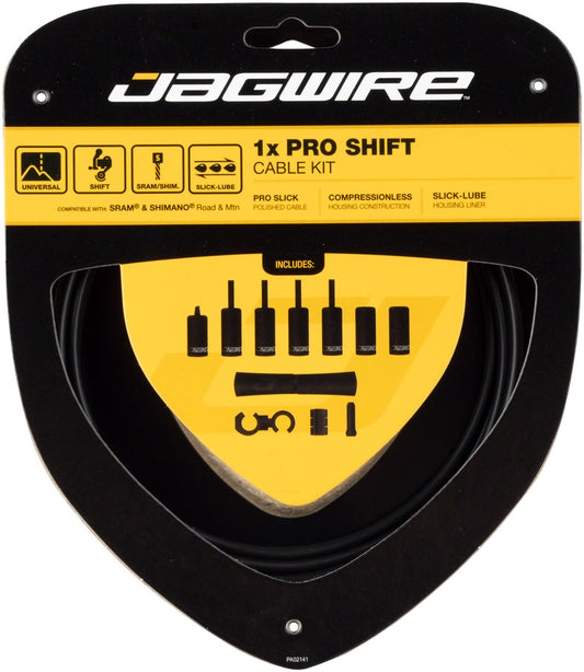 Jagwire 1x Pro Shift Kit Road/Mountain SRAM/Shimano Stealth Black-Goodwynn's