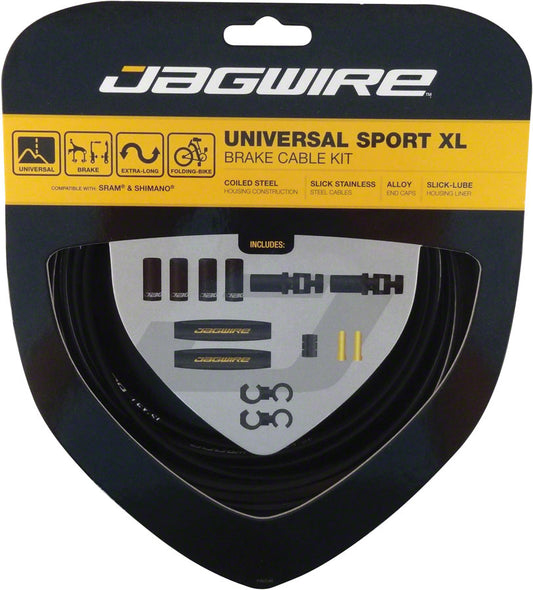 Jagwire Universal Sport Brake XL Kit Black-Goodwynn's