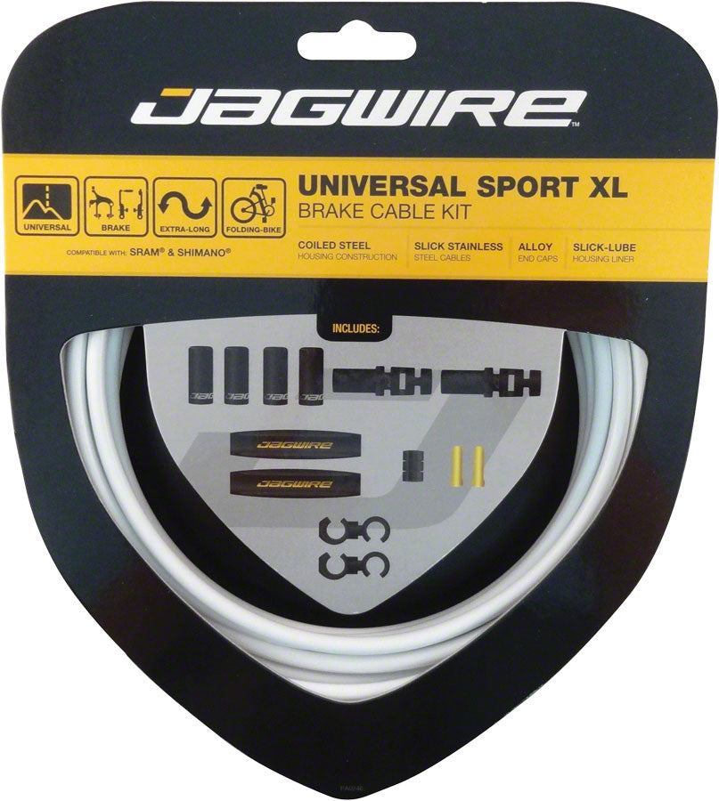 Jagwire Universal Sport Brake XL Kit White-Goodwynn&#39;sGoodwynn&#39;s