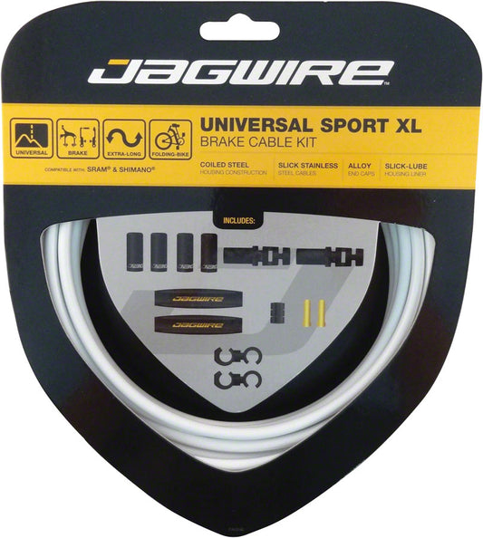 Jagwire Universal Sport Brake XL Kit White-Goodwynn's